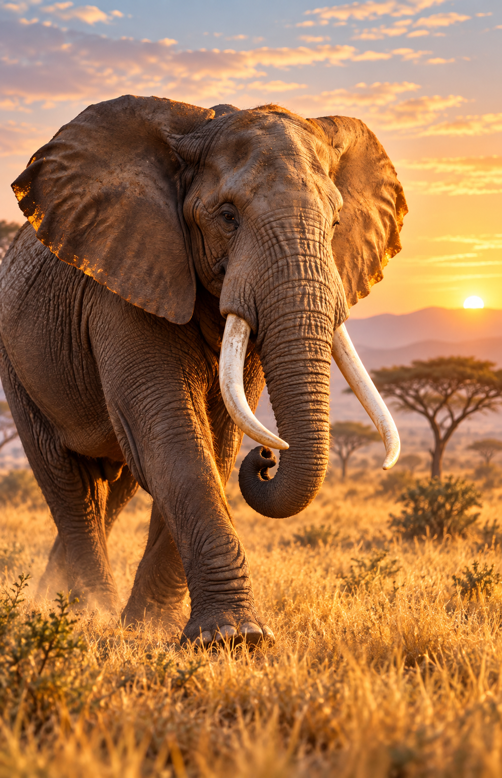 Color reference for the Quiet Strength elephant artwork